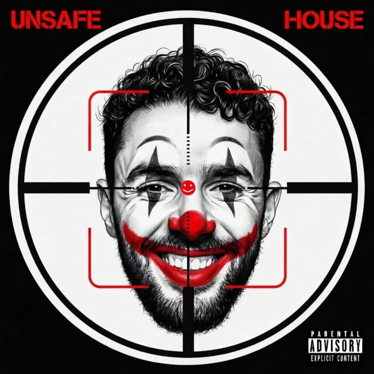 clown targeted by crosshair